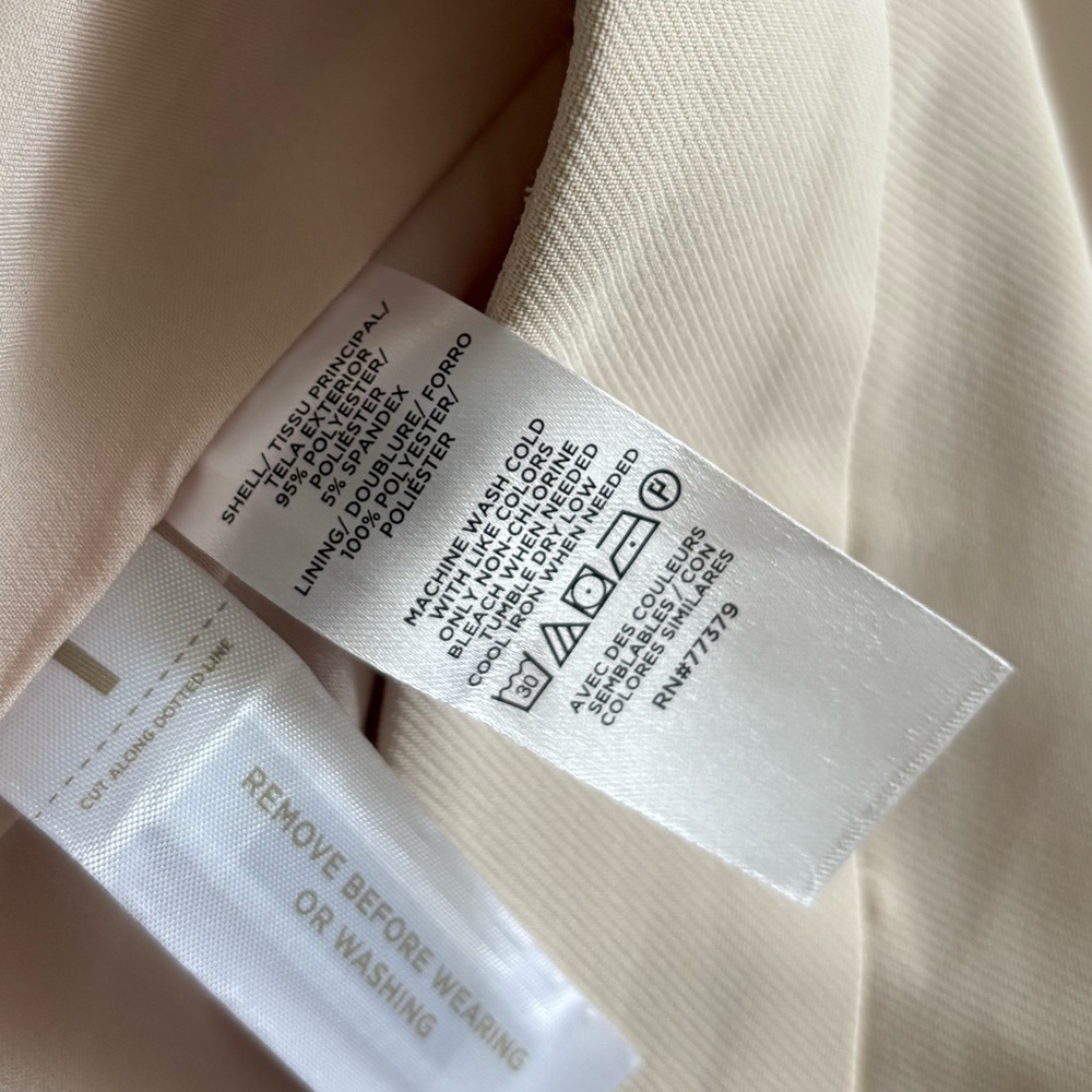 Ann Taylor Tailored Fluid Crepe Trouser in Ivory Whisper - Picture 9 of 13